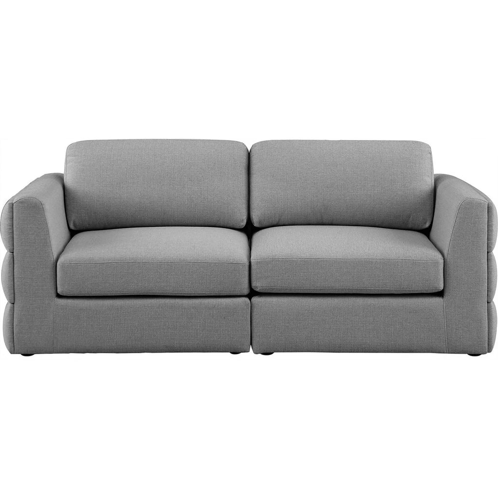 Grey Linen Modular Sofa J521