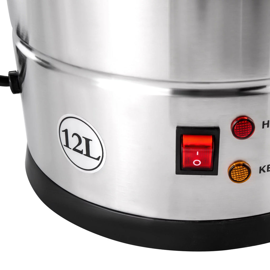 Commercial Grade Stainless Steel 12L Coffee Urn D329