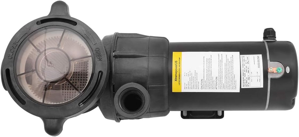 Black Above Ground Pool Pump 1.5HP Single Speed J7959