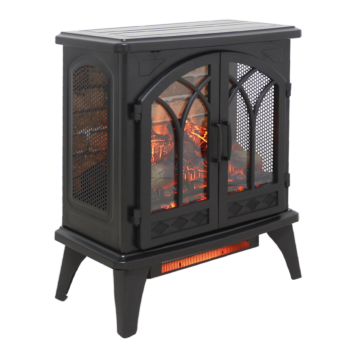 24 Inch 3D Infrared Electric Stove with Remote Control L943