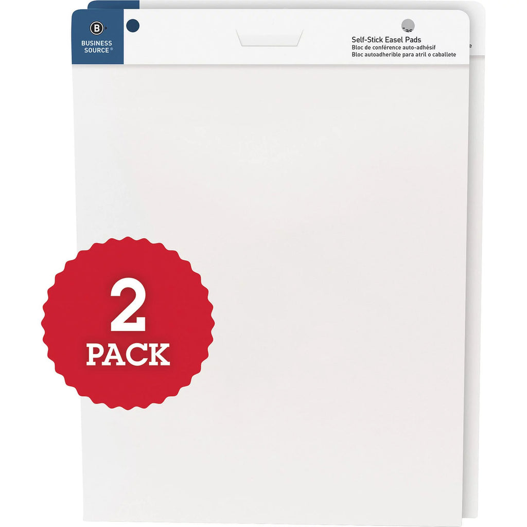 25"x30" Self-stick Easel Pads White Paper B5323