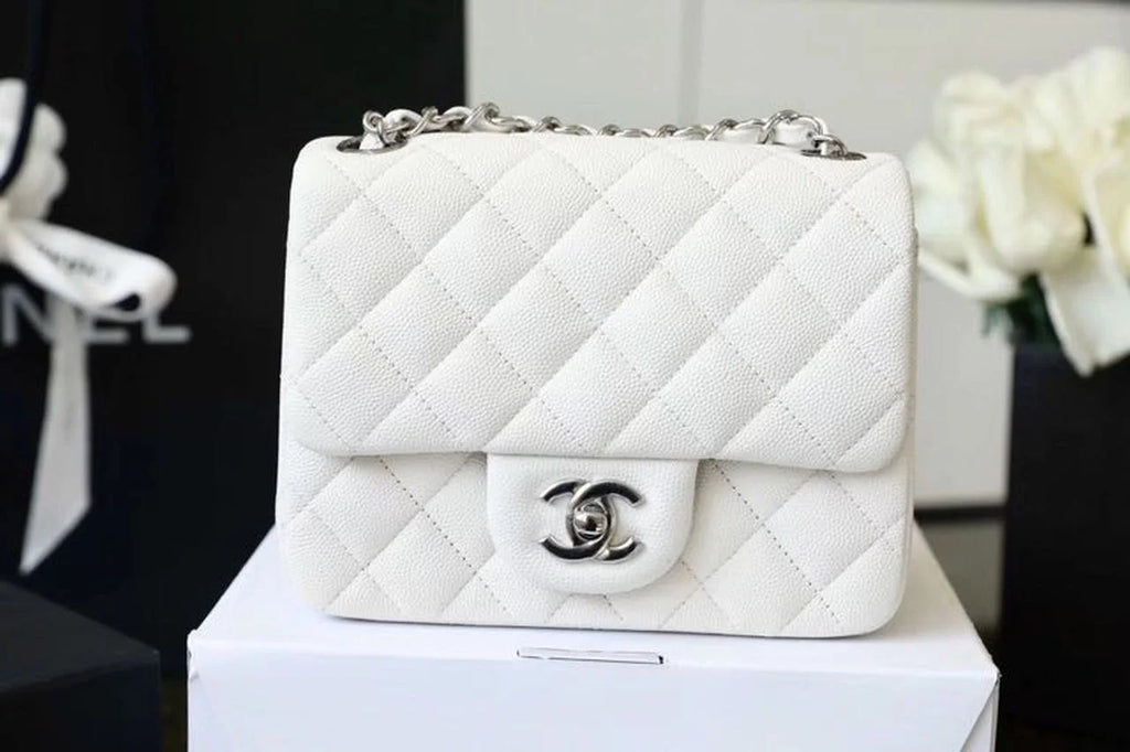 White Mini Flap Bag Q415494