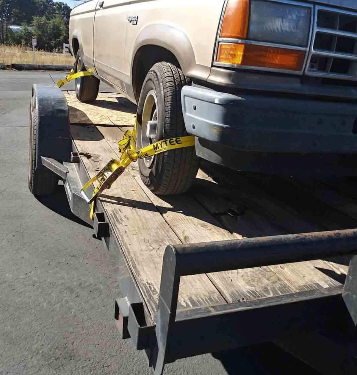 4 Pack 2 x 10' Car Tie Down Ratchet Strap with Flat Hook Y6029