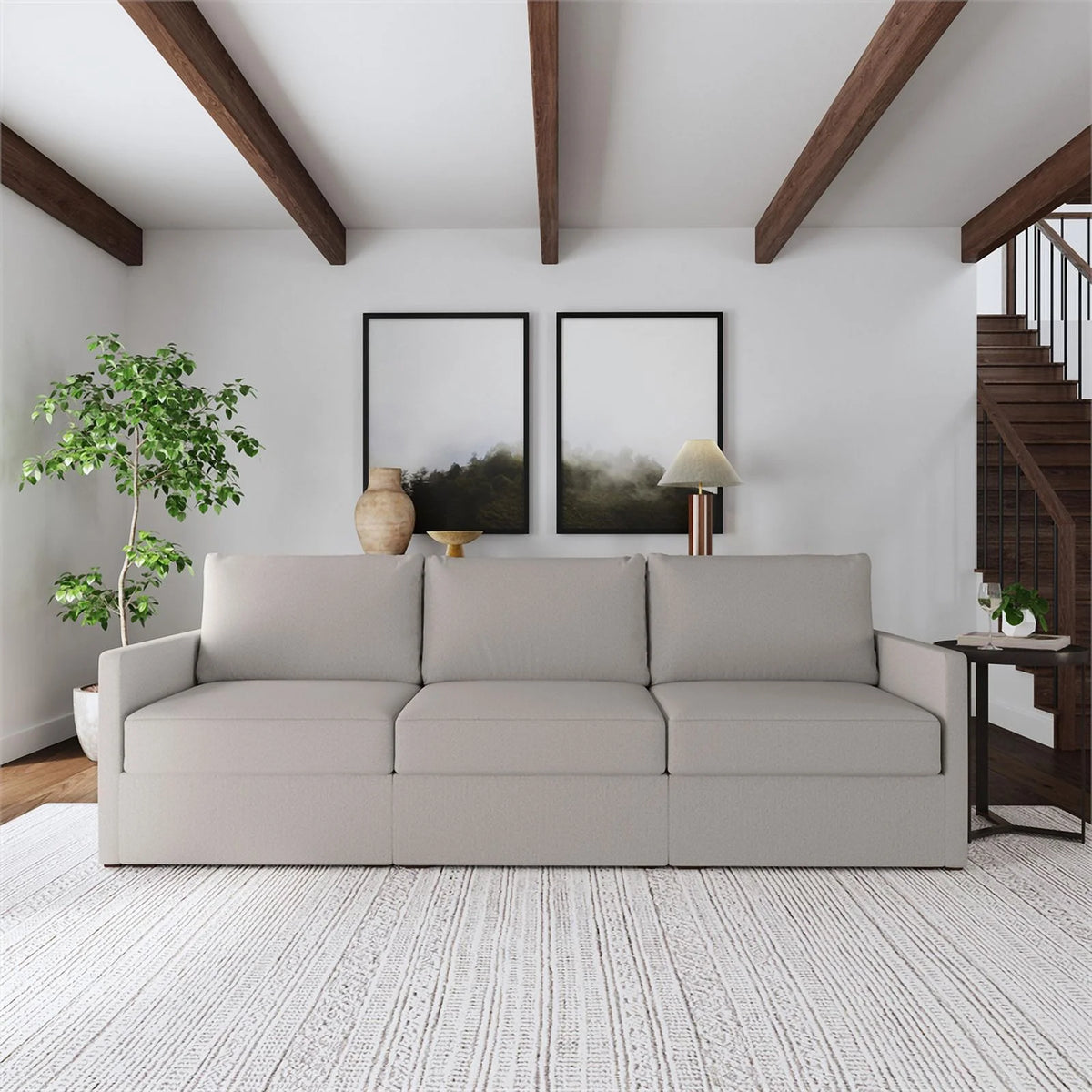 Frost Sofa with Narrow Track Arms W63296