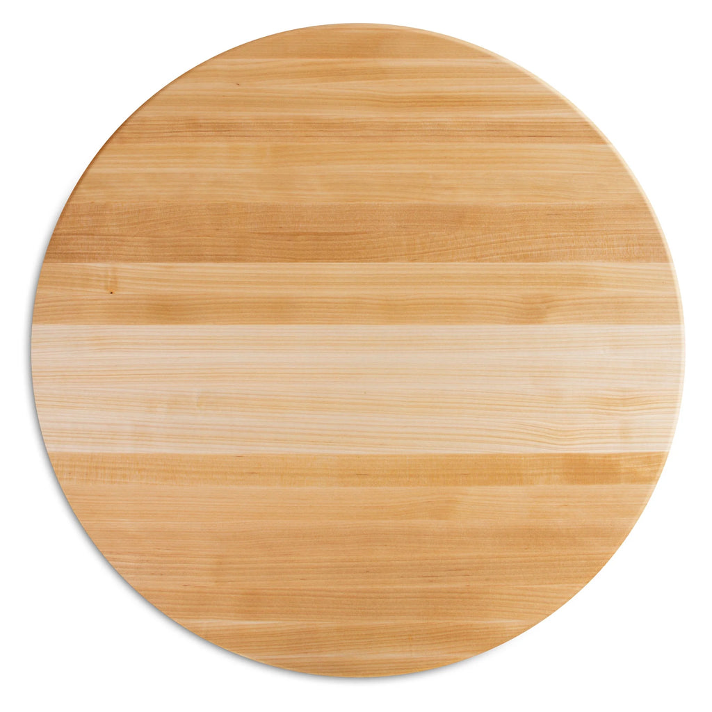 Maple Wood Round Cutting Board, 18" x 18" x 1.5" U7678