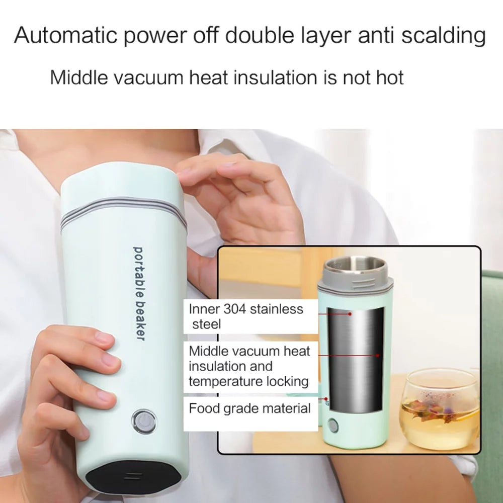 Portable Electric Kettle 350ML Stainless Steel U197385