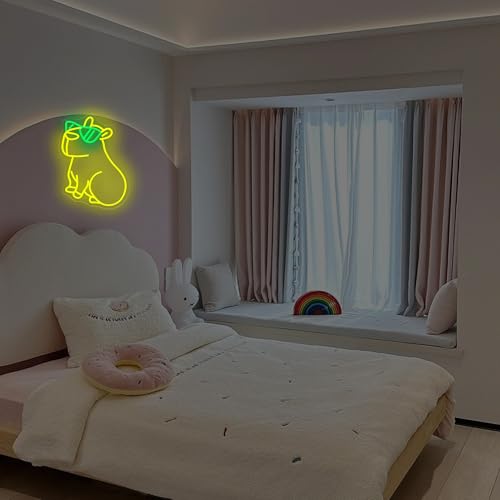 Mushroom Neon Sign USB Powered Dimmable Colored Light Up W5963