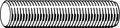 Threaded Stud, plain, 1-3/4-8X13, pk4 S4644
