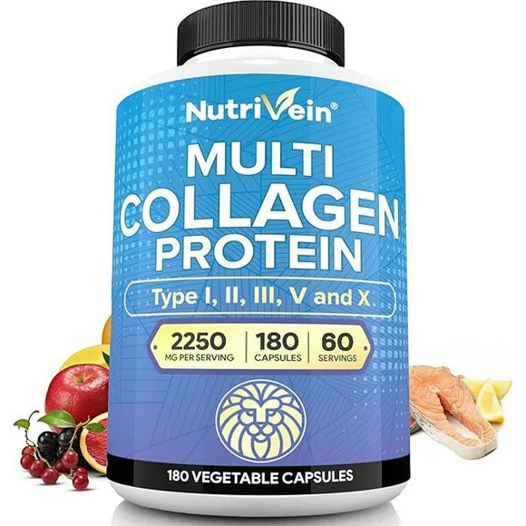 Multi Collagen Pills 2250mg 180 Capsules F133