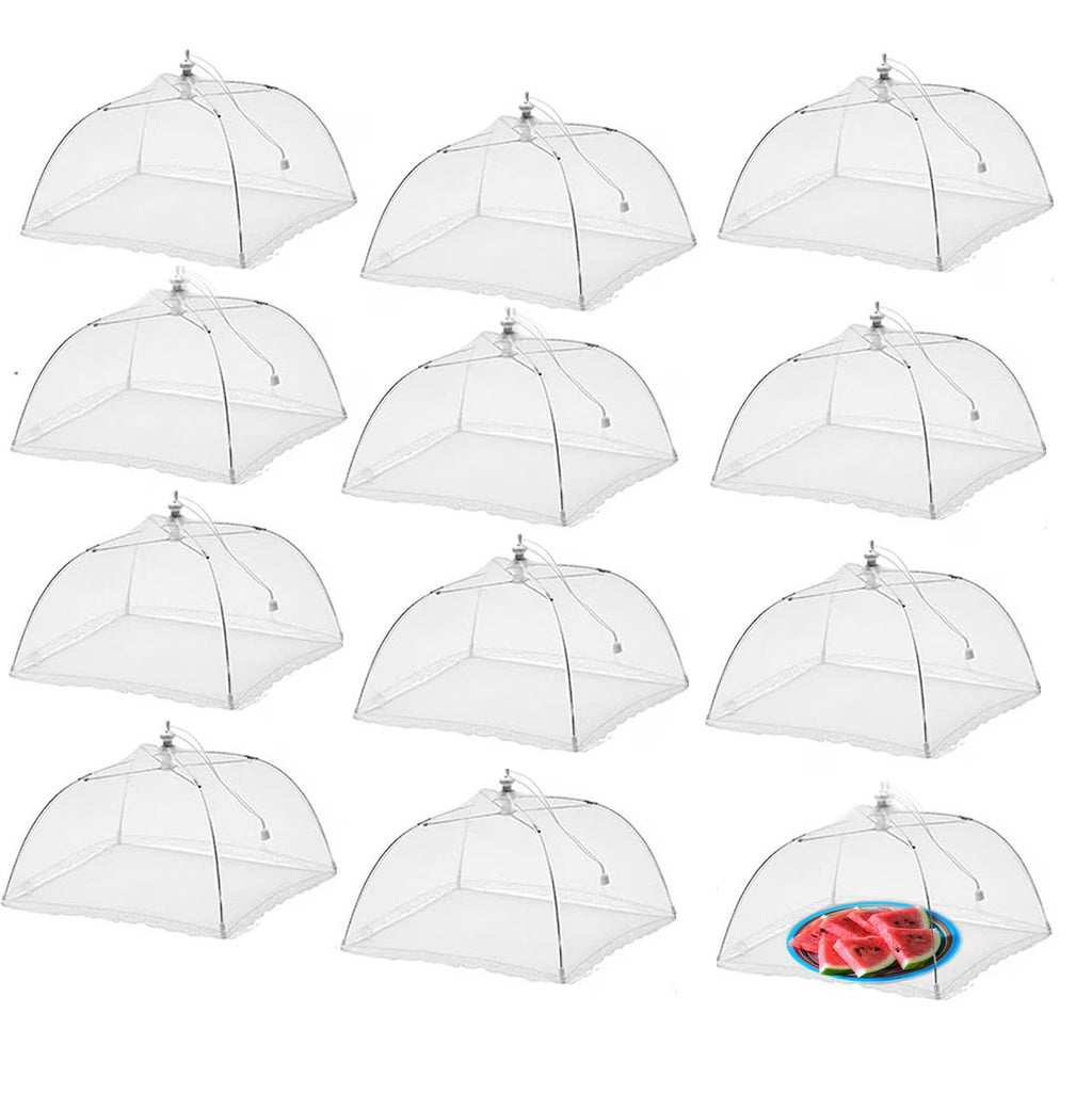 12 Pack 17x17 Pop-Up Mesh Food Covers D491